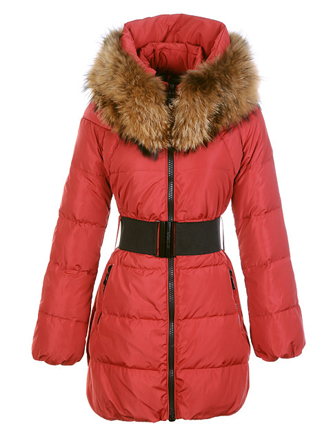 Manteaux Moncler Femmes Rouge